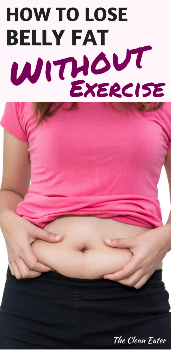 How To Lose Belly Fat WITHOUT Exercise