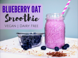 Blueberry Oat Smoothie