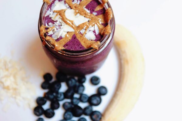 Blueberry-Banana-protein-smoothie