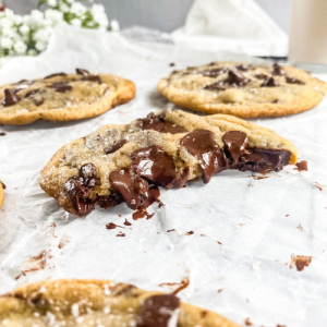 Salted Chocolate Chip Cookies