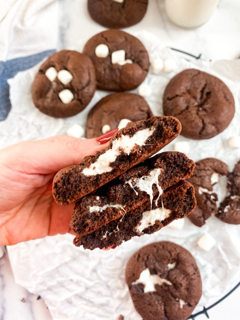 Chocolate-Marshmallow-Cookies