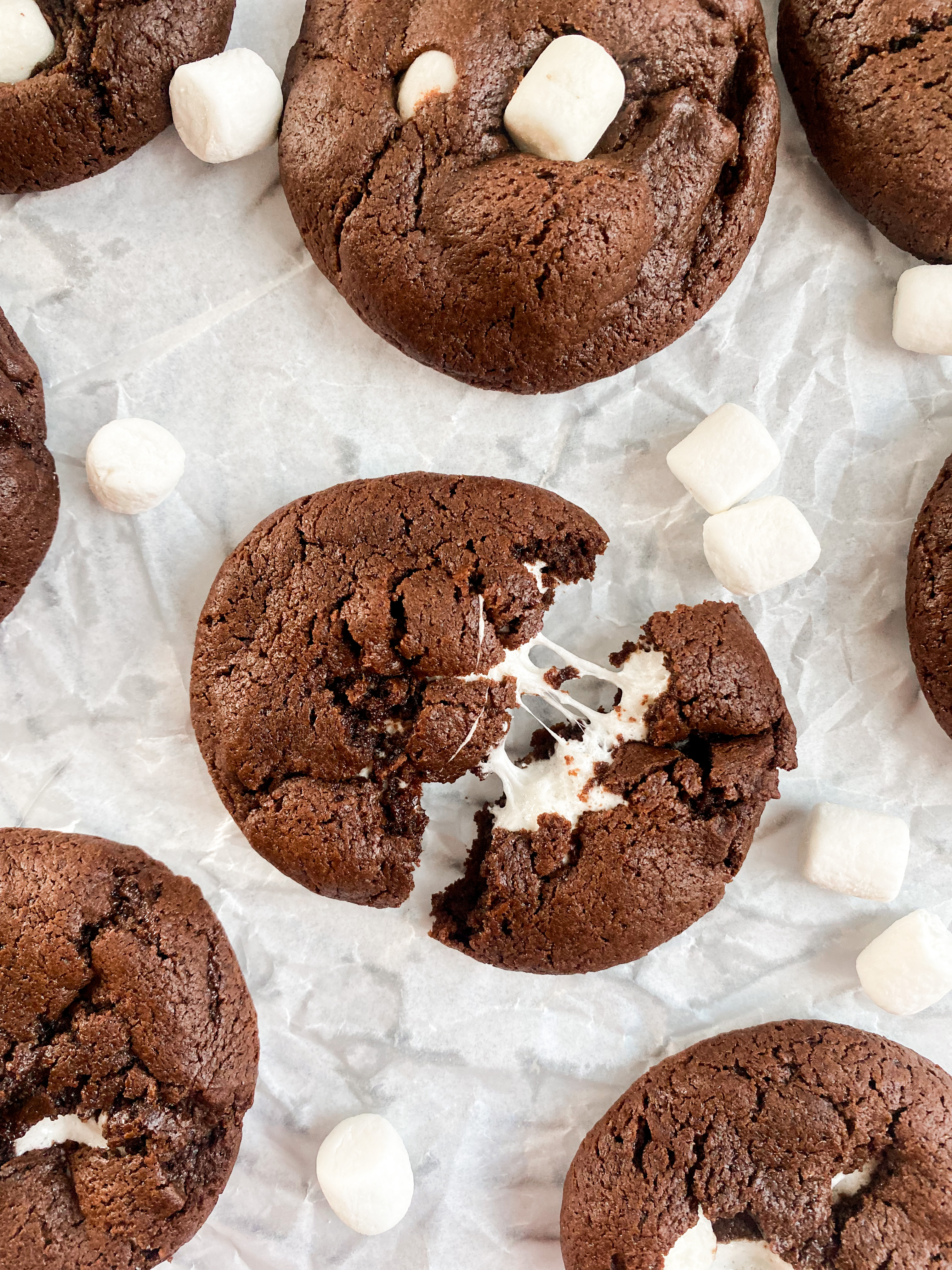 Chocolate-Marshmallow-Cookies