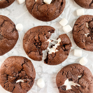 Chocolate-Marshmallow-Cookies