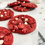 red velvet crinkle cookies cake mix