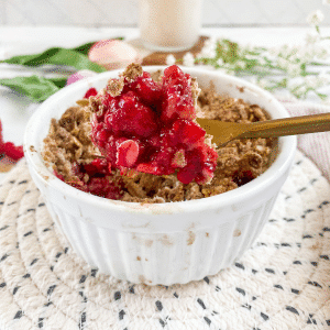 Air-Fryer-Raspberry-Crisp