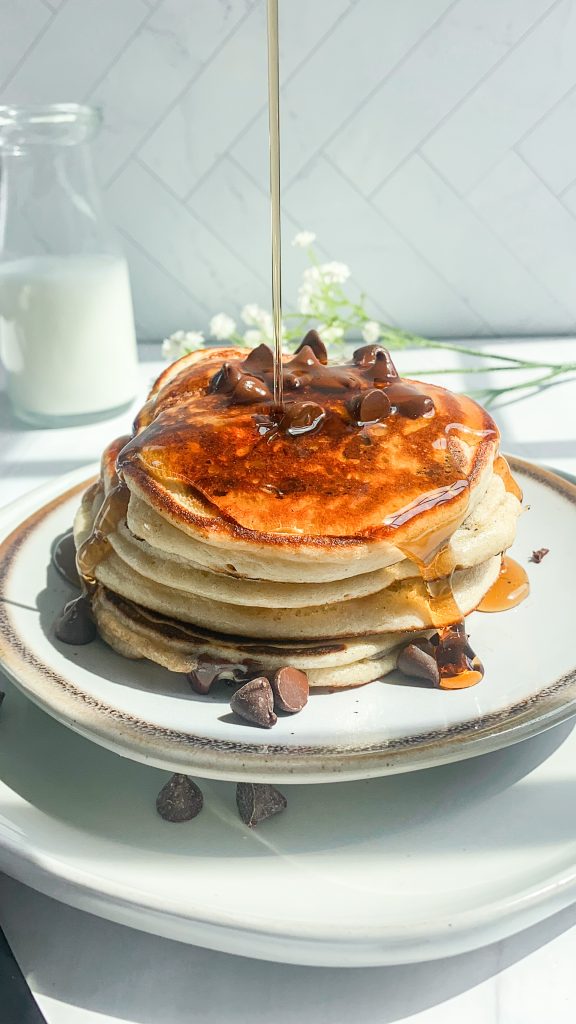 Chocolate-Chip-Protein-Pancakes