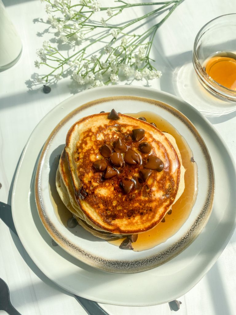 Chocolate-Chip-Protein-Pancakes