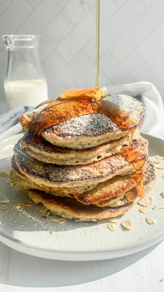 protein-oatmeal-pancakes