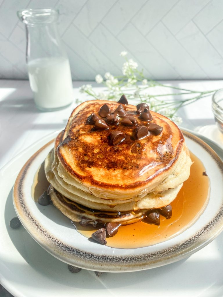 Chocolate-Chip-Protein-Pancakes