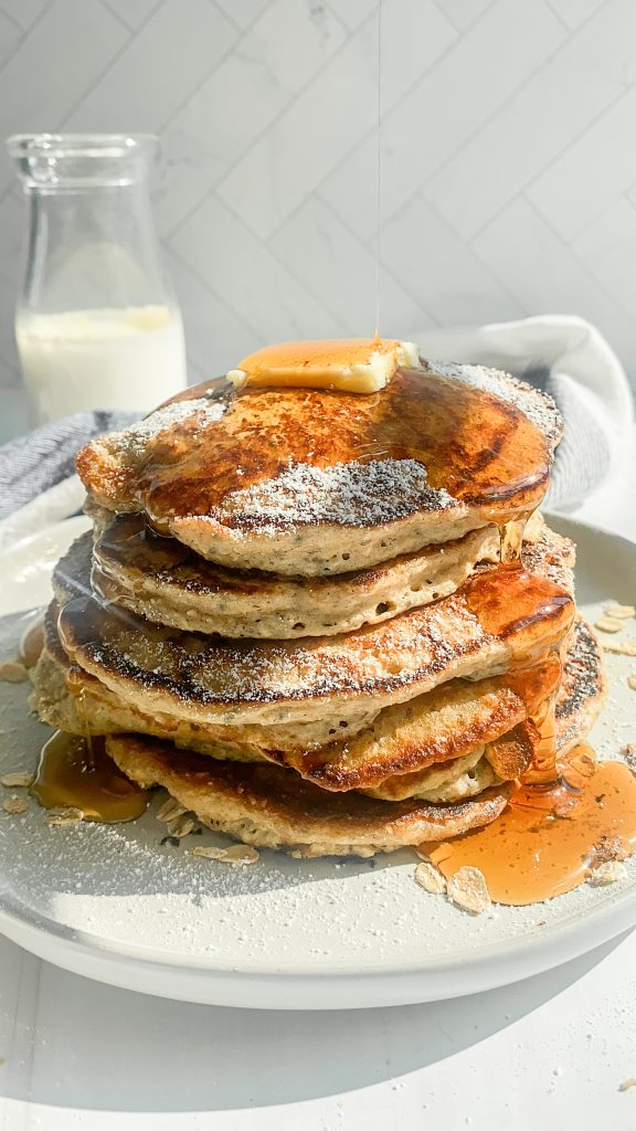 protein-oatmeal-pancakes