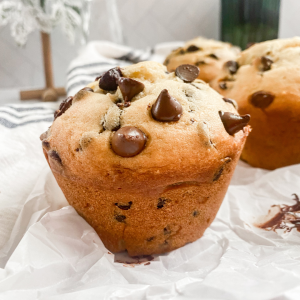 Bakery-Style Chocolate Chip Muffins