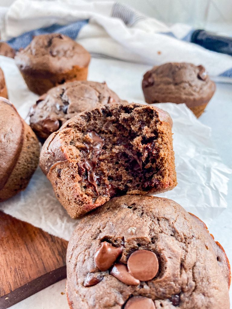 Healthy-Chocolate-Banana-Muffins