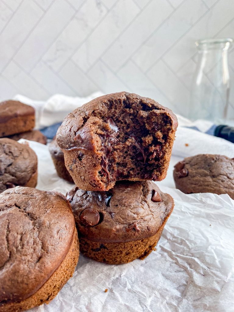 Healthy-Chocolate-Banana-Muffins