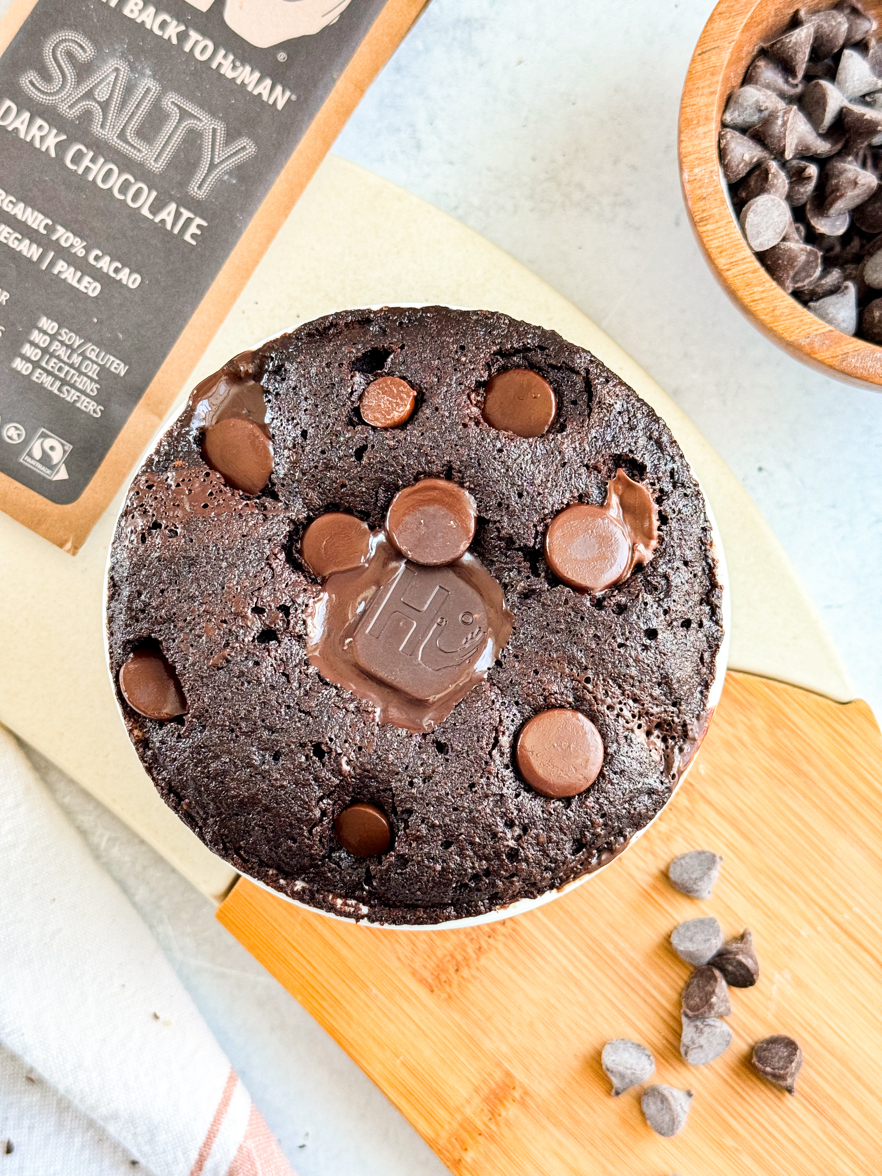 Chocolate-Almond-Flour-Mug- Cake