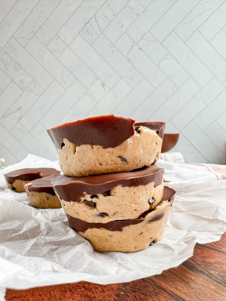 Peanut-Butter-Cookie- Dough-Cups 