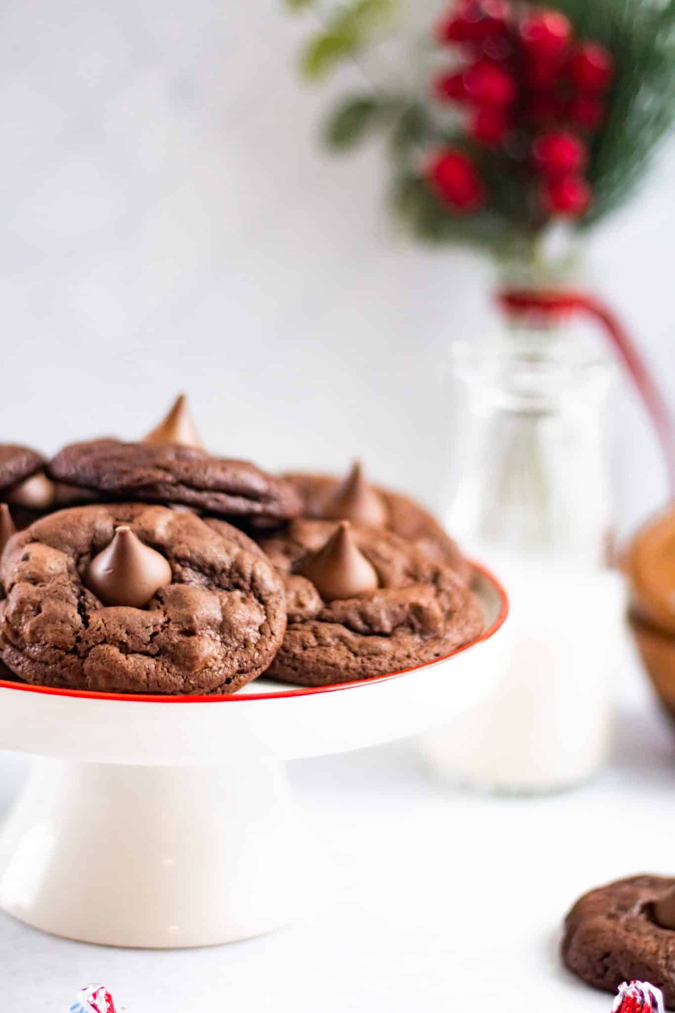 Chocolate-kiss-cookies