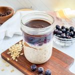 Blueberry Cheesecake Overnight Oats