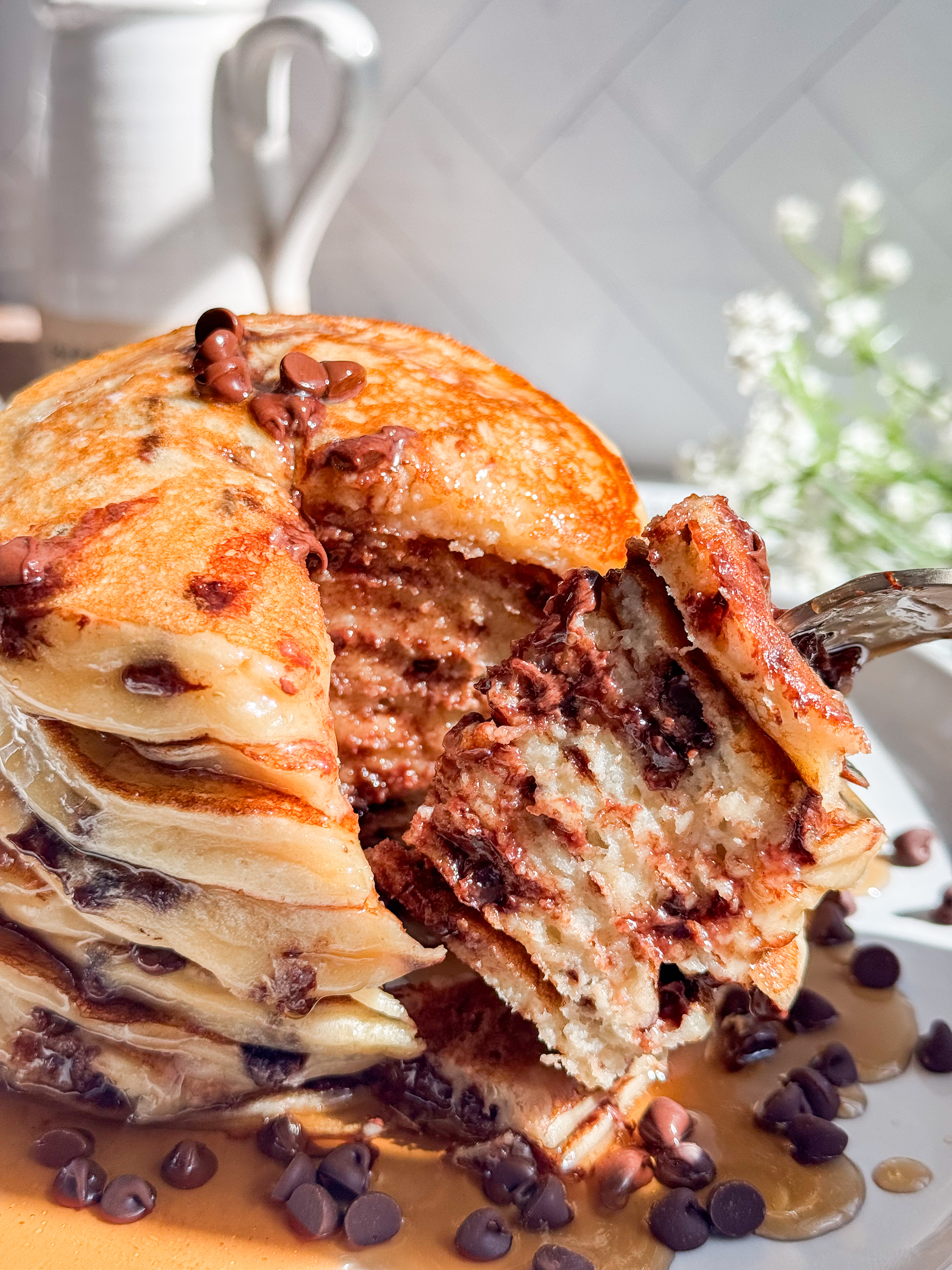 Cottage Cheese Chocolate Chip Pancakes 1 Cottage-Cheese-Chocolate-Chip-Pancakes 3