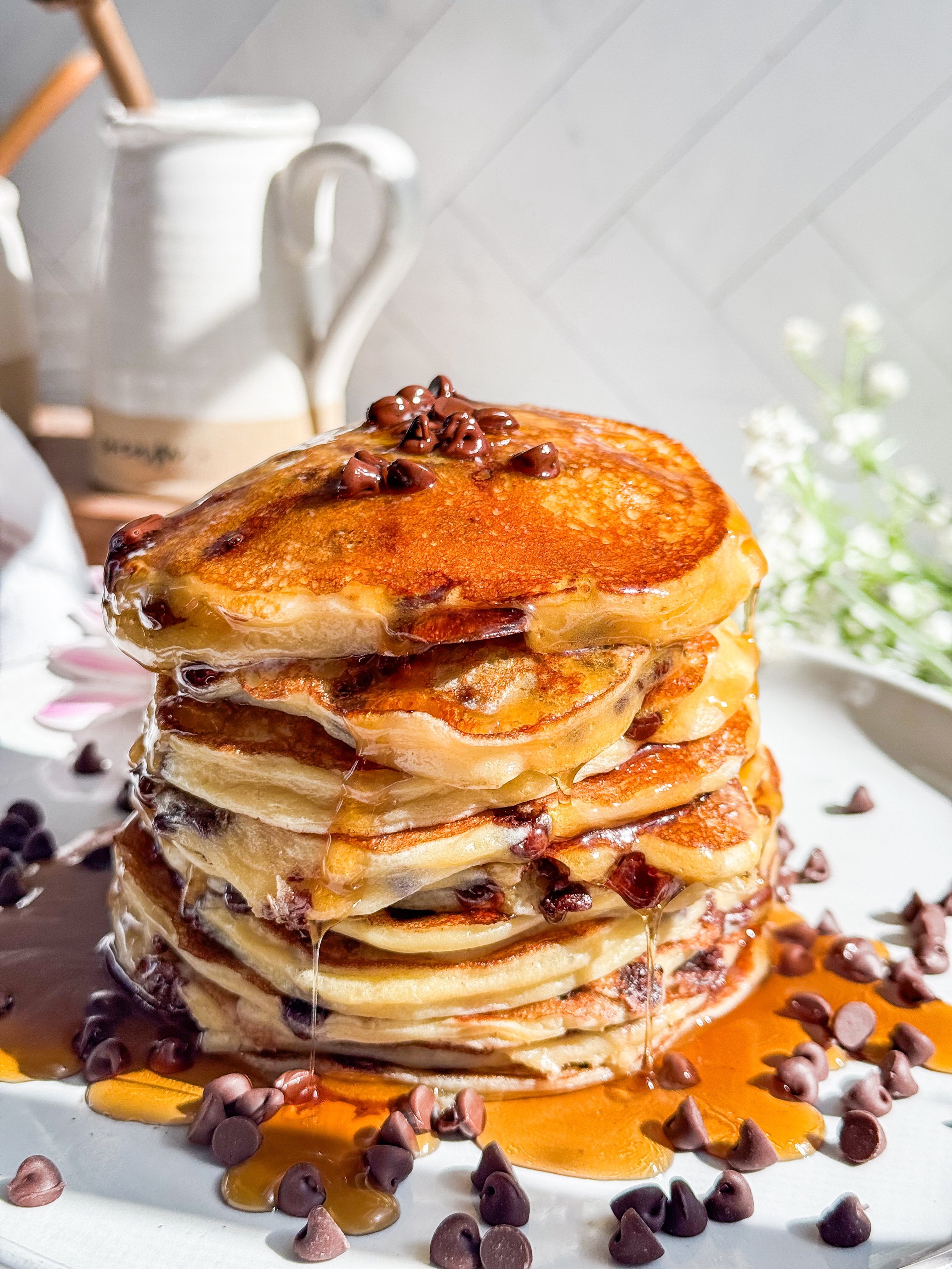 Cottage Cheese Chocolate Chip Pancakes 3 Cottage-Cheese-Chocolate-Chip-Pancakes 3
