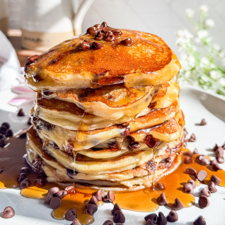 Cottage-Cheese-Chocolate-Chip-Pancakes 3