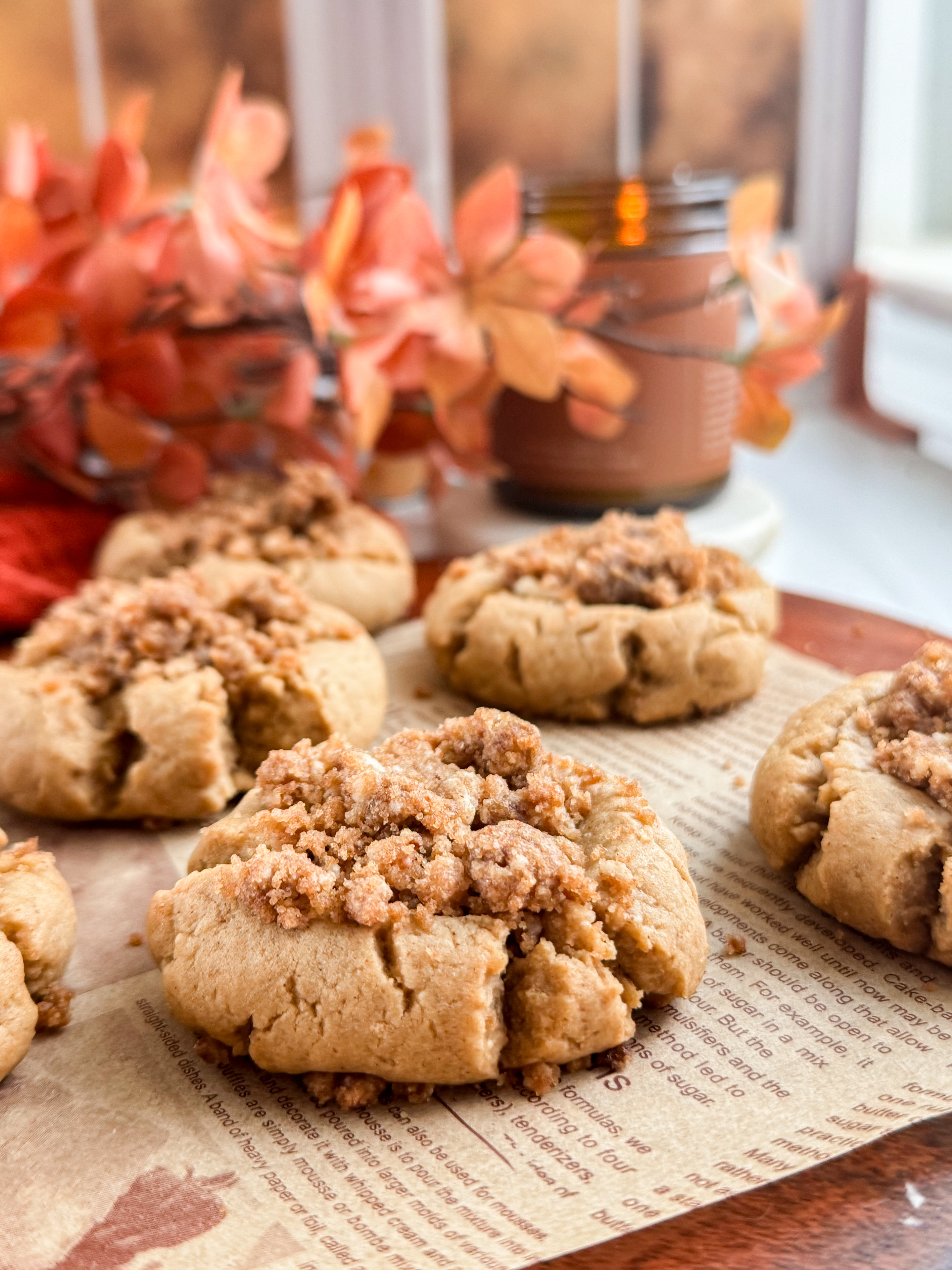 Brown Butter Pumpkin Coffee Cake Cookies Brown-Butter-Pumpkin Coffee-Cake-Cookies