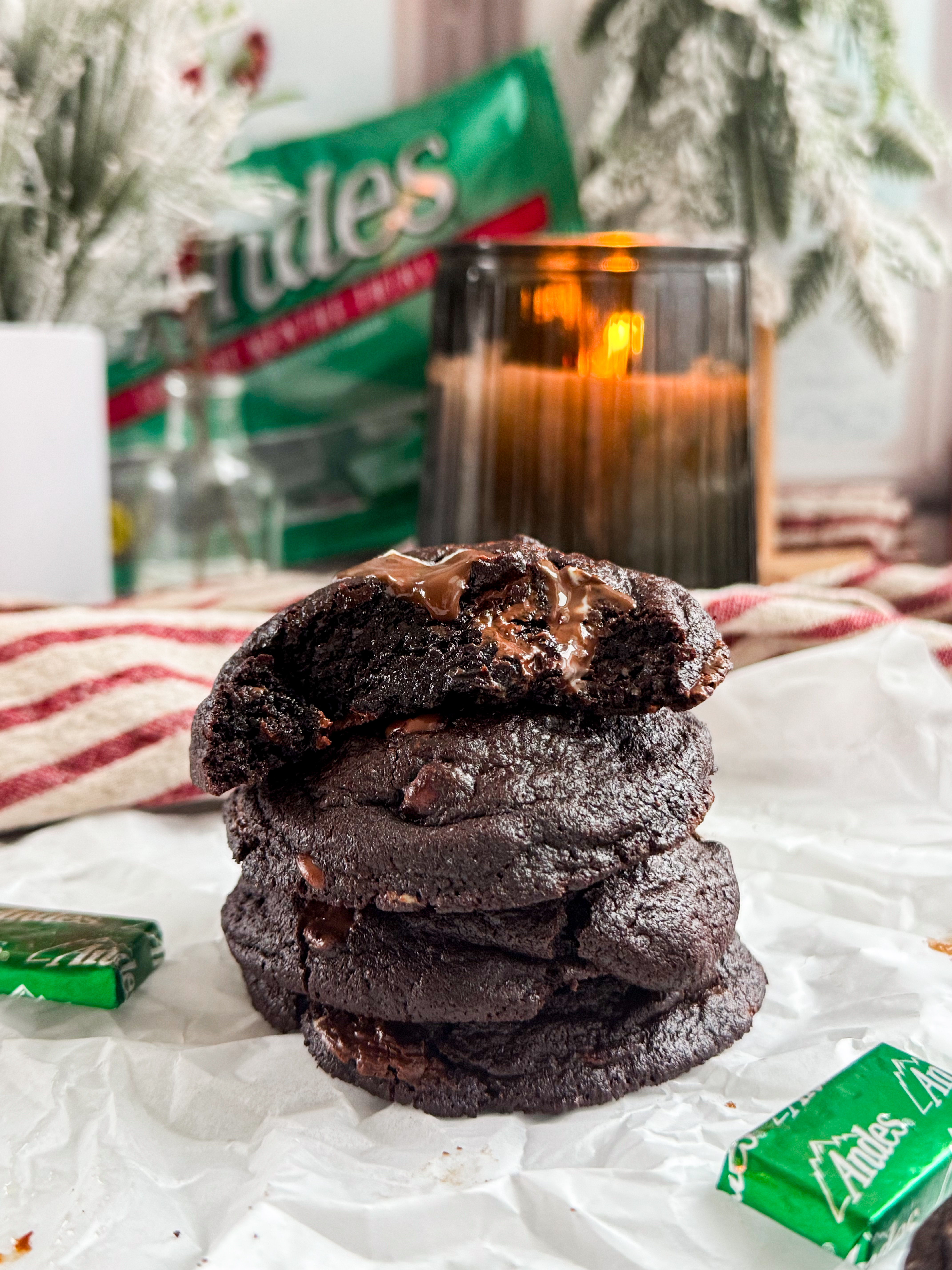 Chocolate-Andes-Mint-Cookies