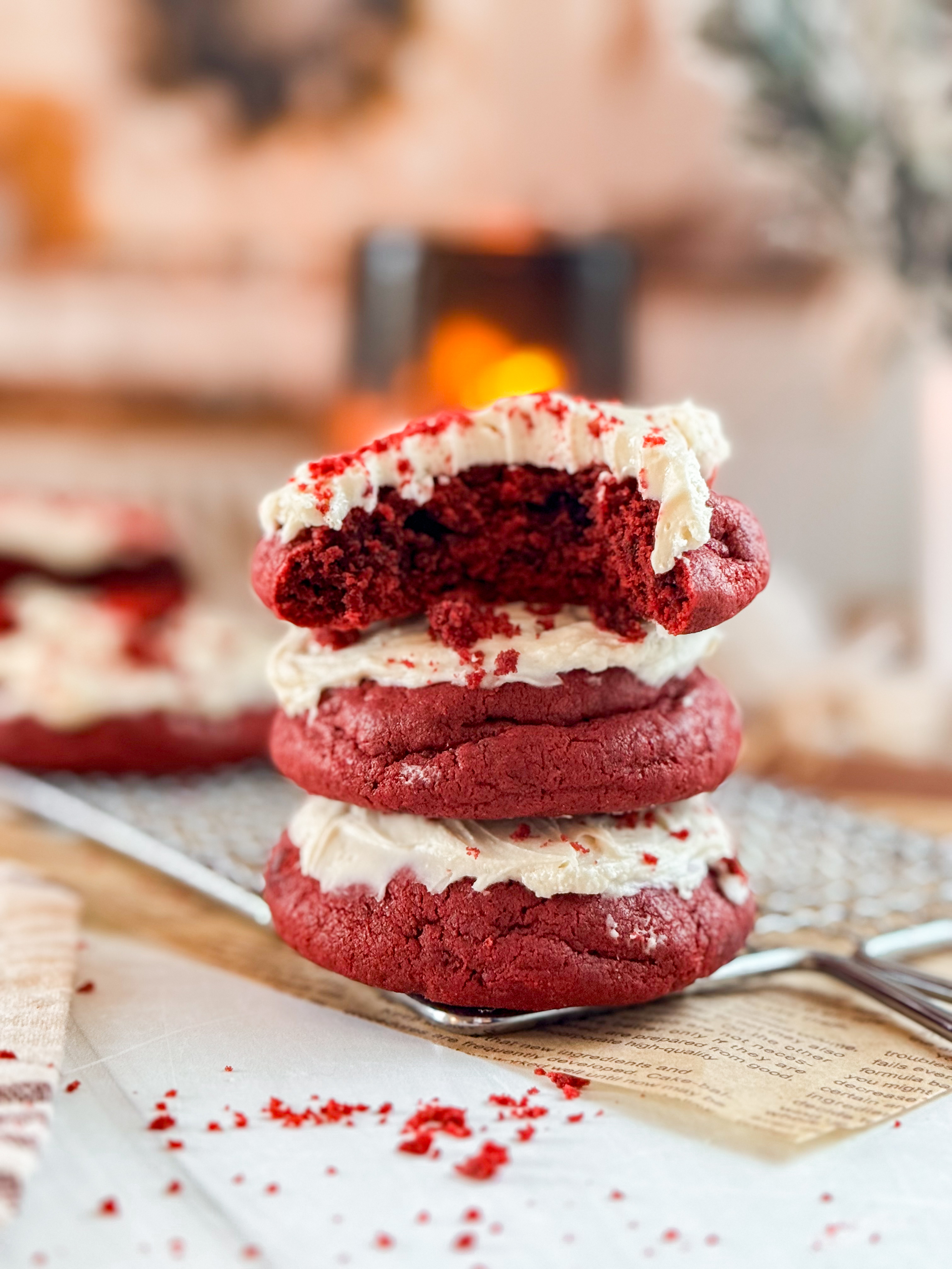 Crumbl-Copycat-Red-Velvet-Cookies 11