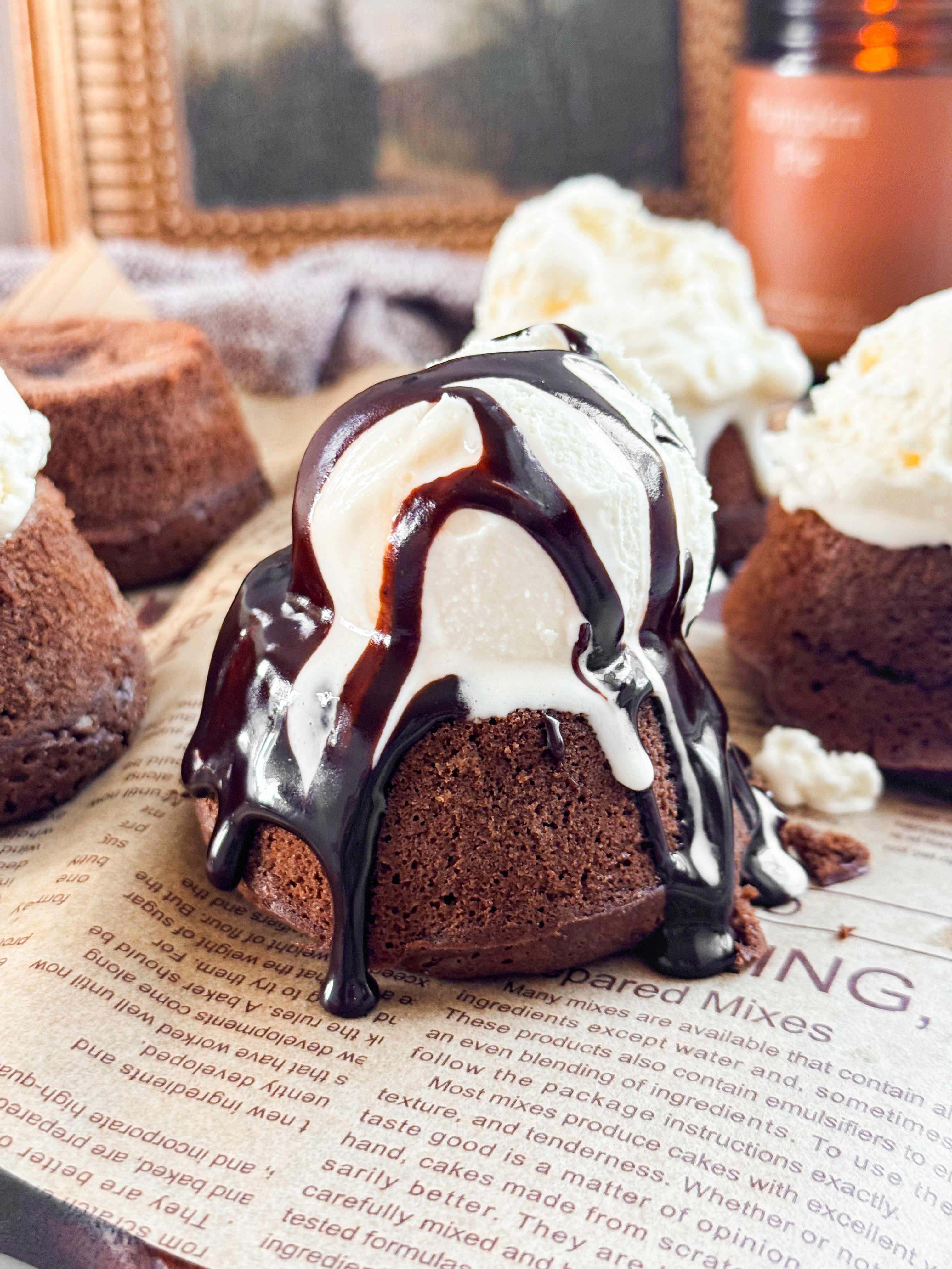 Brown-Butter-Gooey Molten-Lava-Cakes