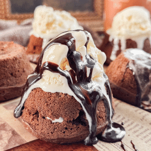 Brown-Butter-Gooey Molten-Lava-Cakes