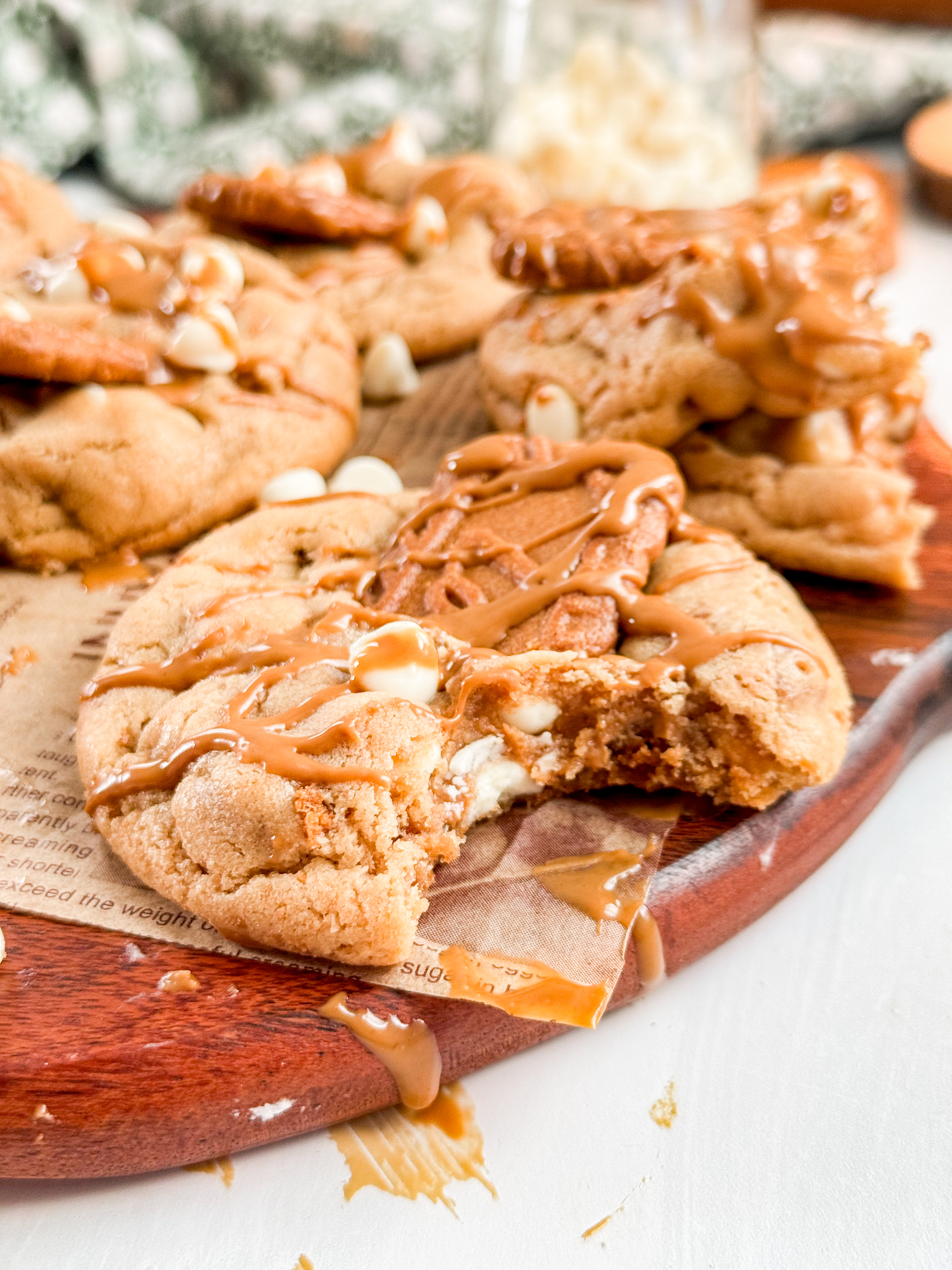 Cookie Butter White Chocolate Chip Cookies