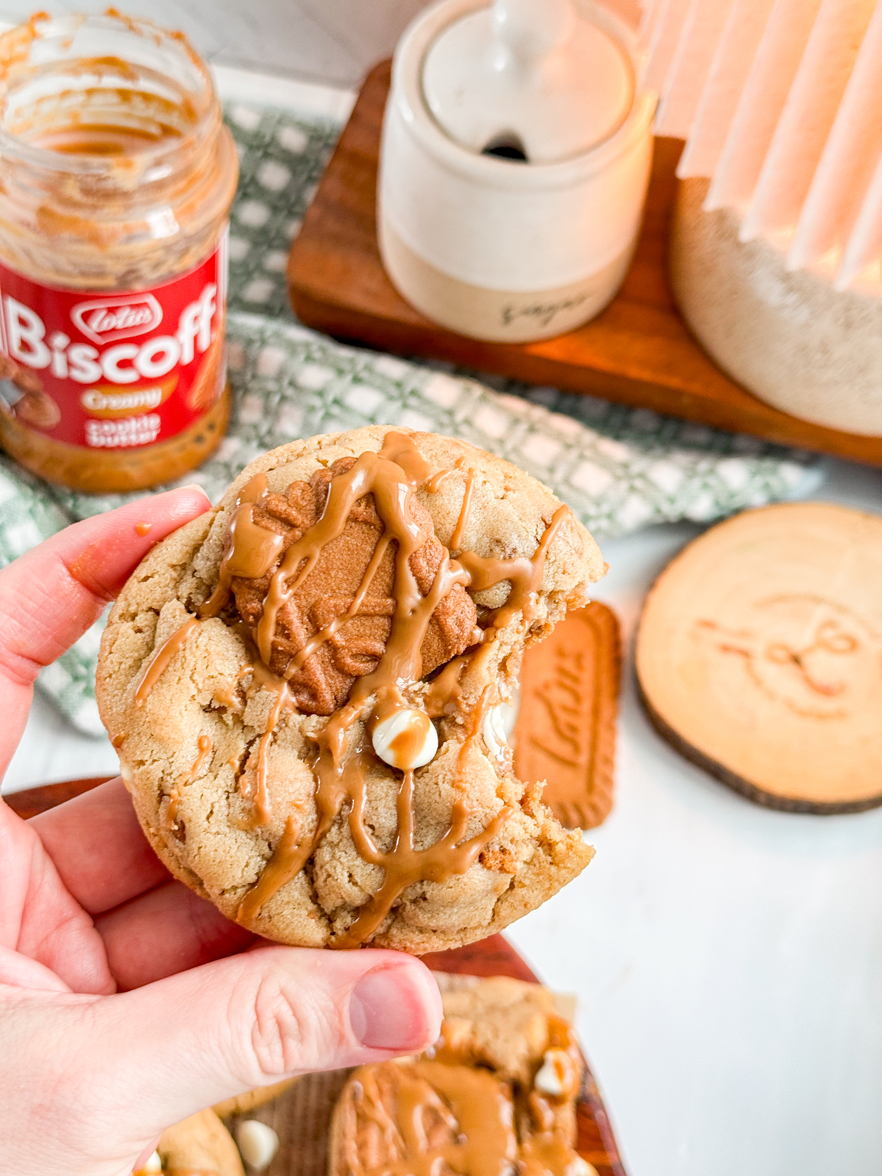 Cookie-Butter-White Chocolate-Chip-Cookies