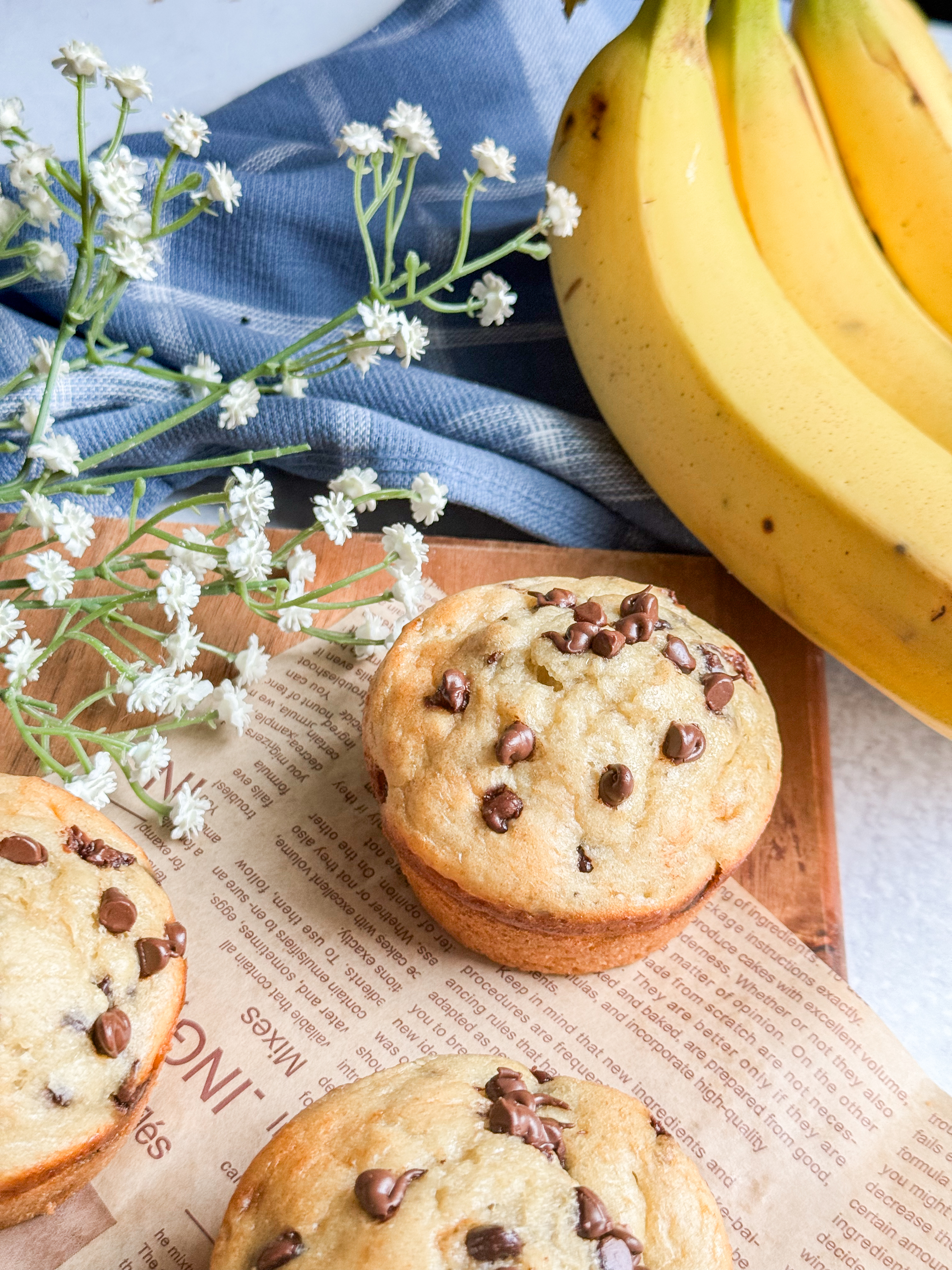 chocolate-chip-banana-protein-muffins