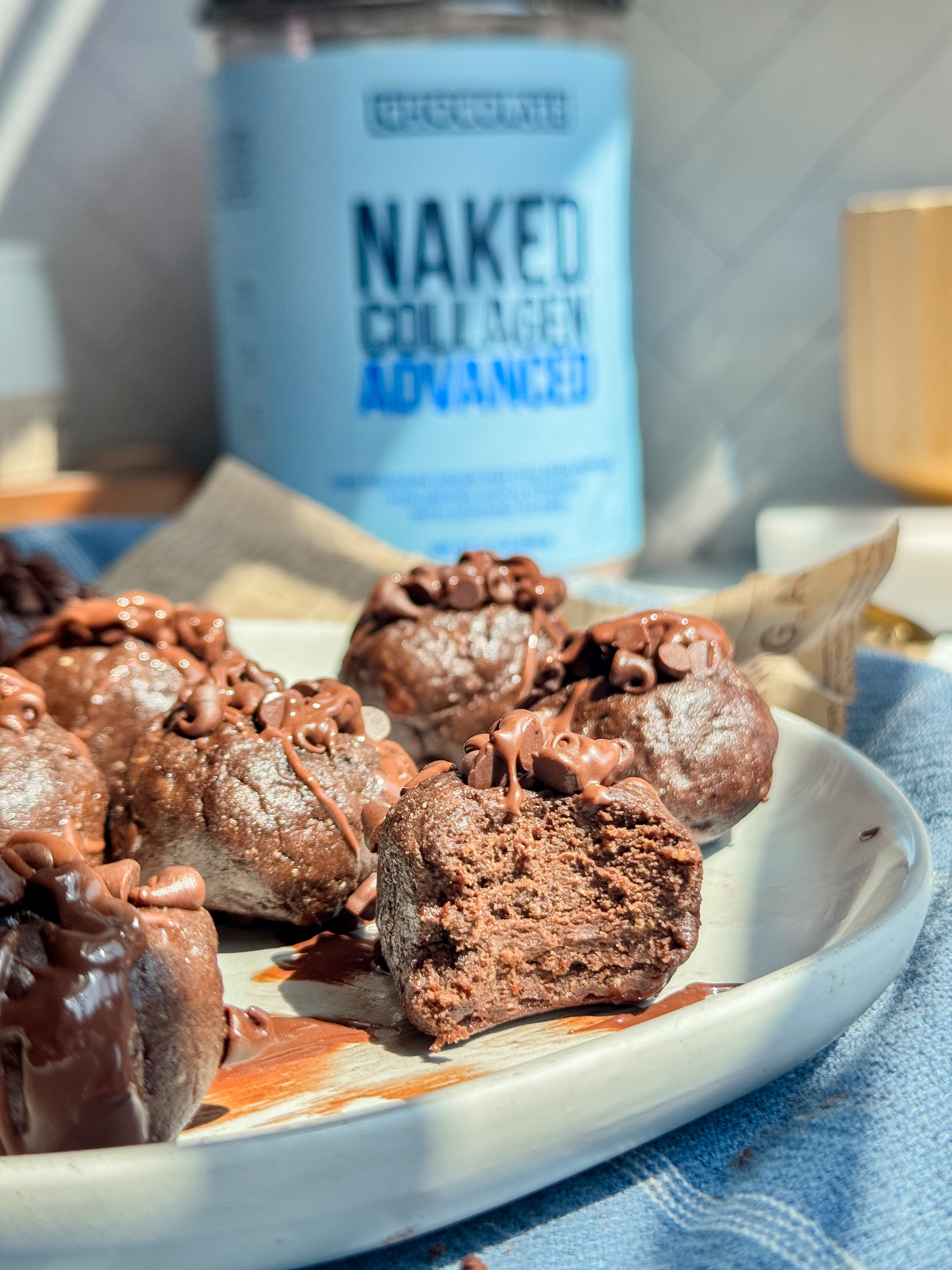Chocolate Collagen Brownie Bites 14 Chocolate-Collagen Brownie-Bites