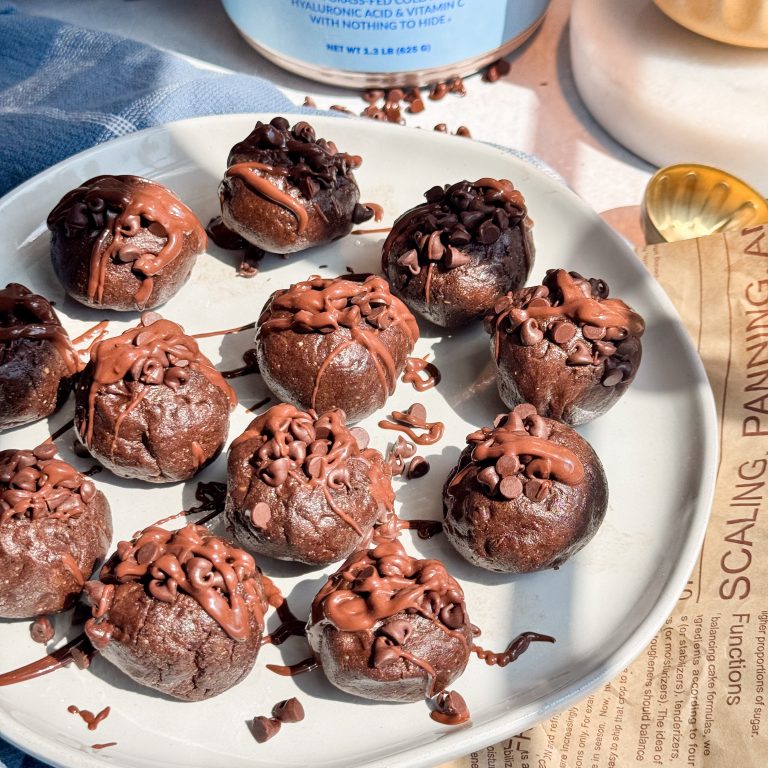 Chocolate-Collagen Brownie-Bites