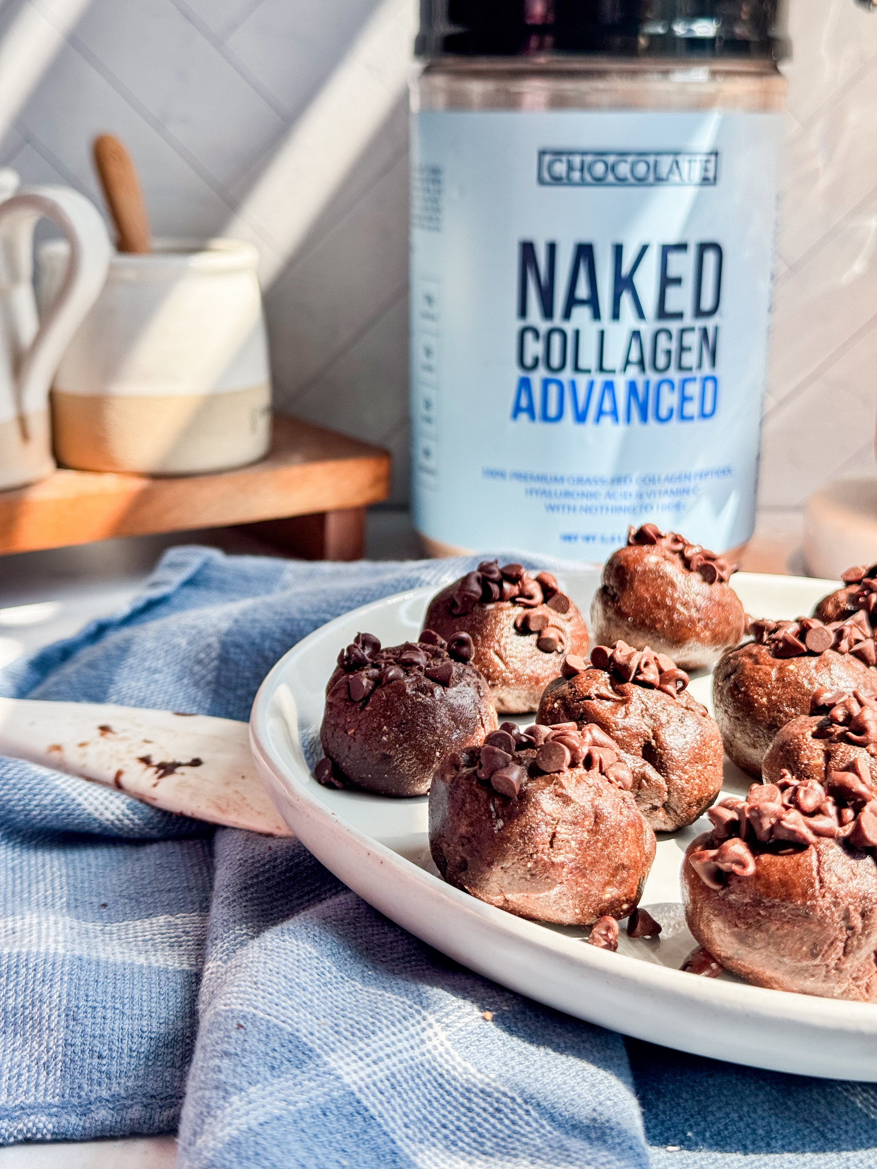 Chocolate Collagen Brownie Bites 7 Chocolate-Collagen Brownie-Bites