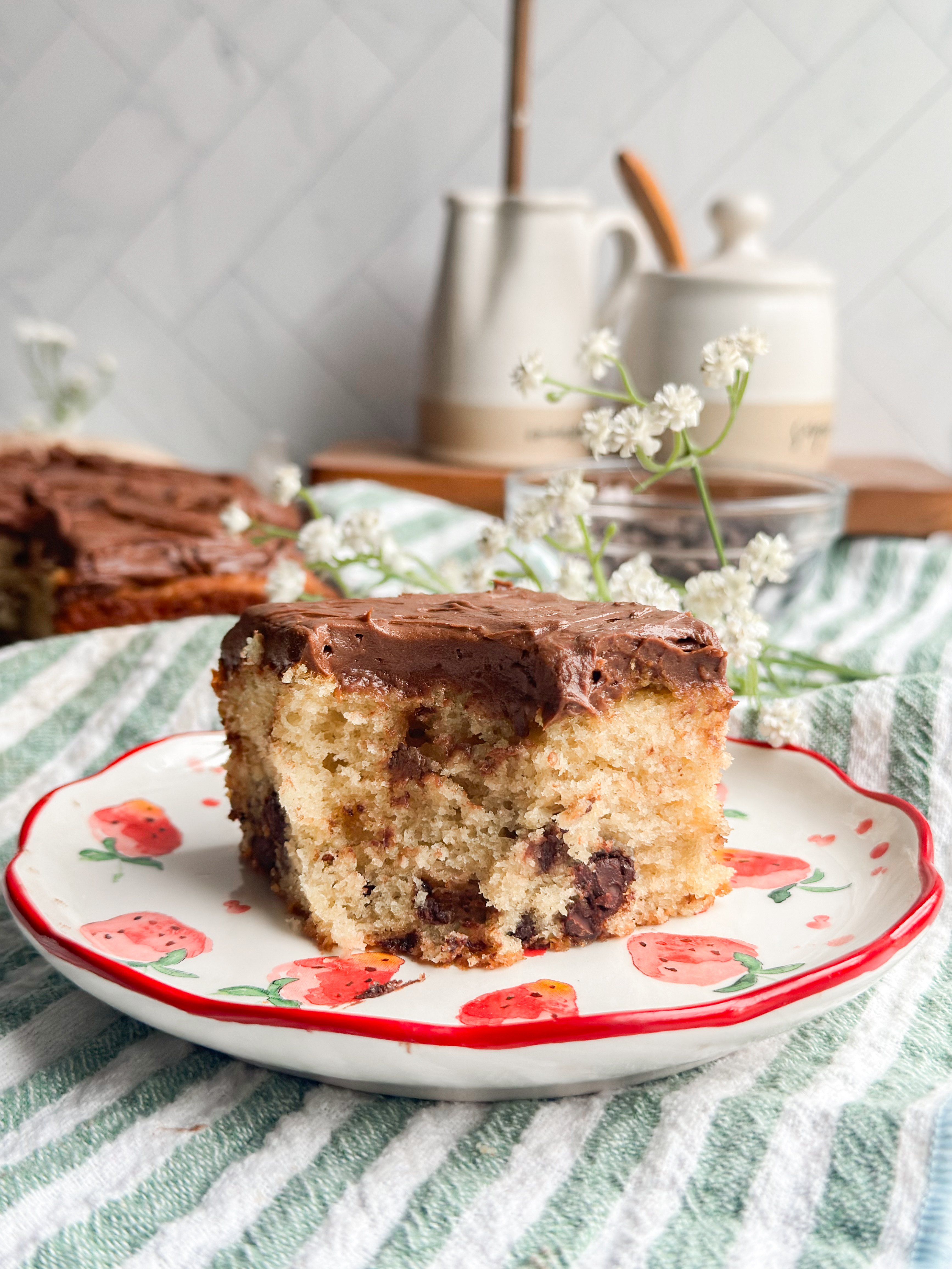 Chocolate Chip Snack Cake with Chocolate Frosting 1 Chocolate-Chip-Snack Cake-with-Chocolate-Frosting