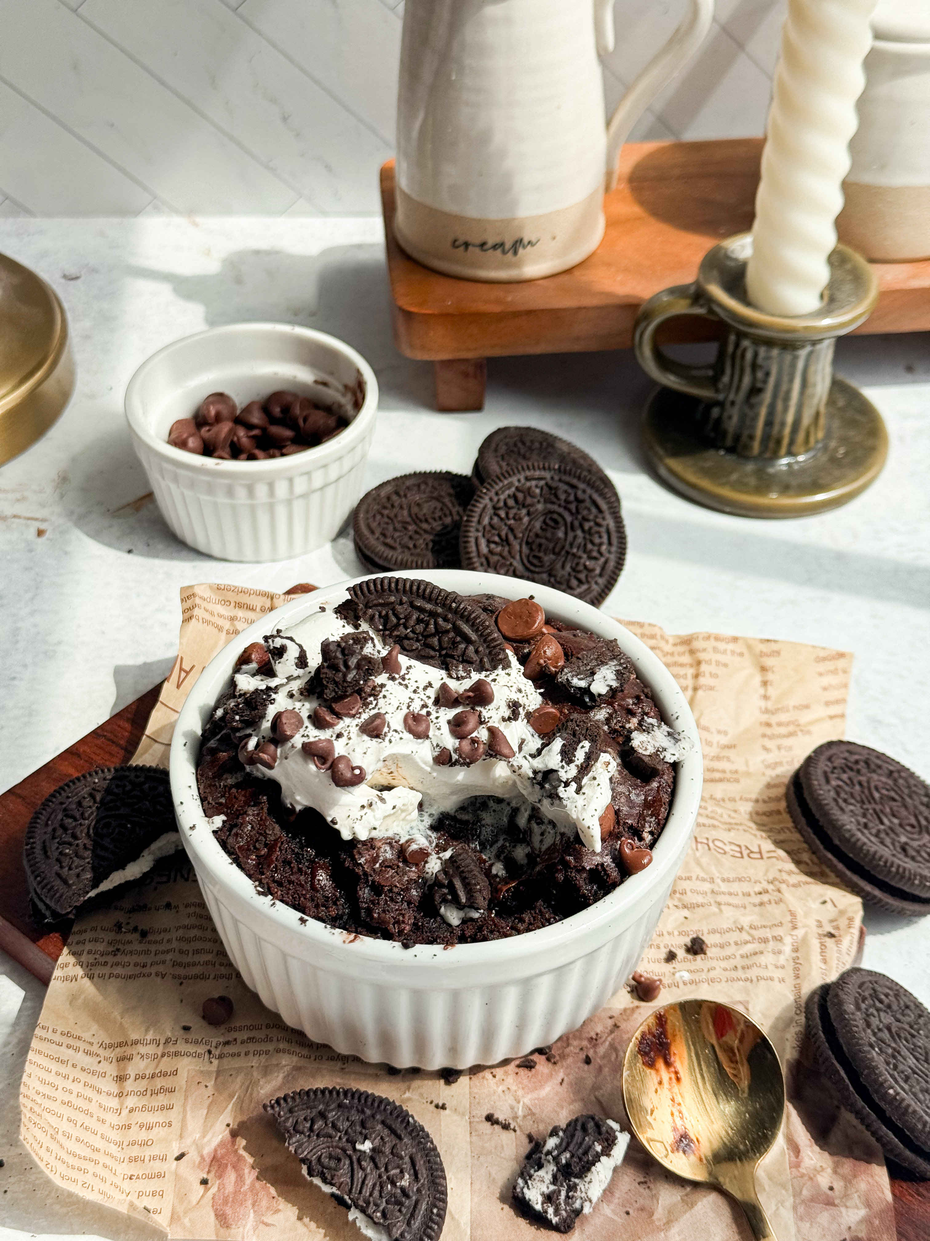 Cookies and Cream Chocolate Mug Cake 2 Cookies-and-Cream-Chocolate-Mug-Cake