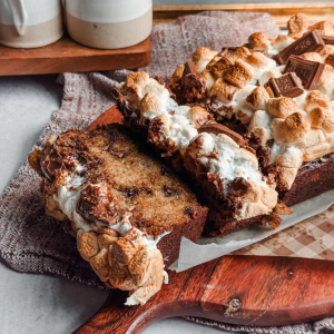 S'mores-Banana-Bread