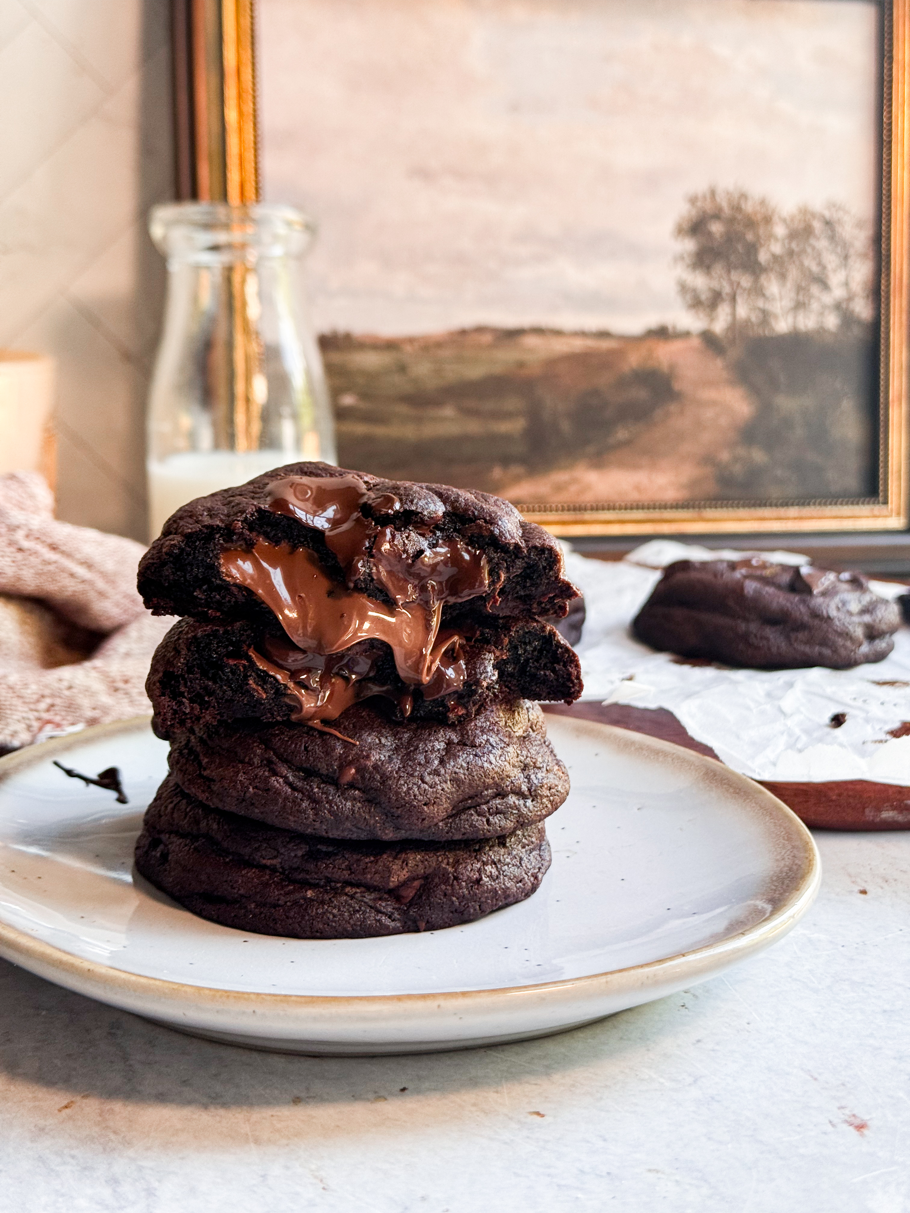 Chocolate Nutella Stuffed Cookies 7 Chocolate-Nutella-Stuffed-Cookies 7