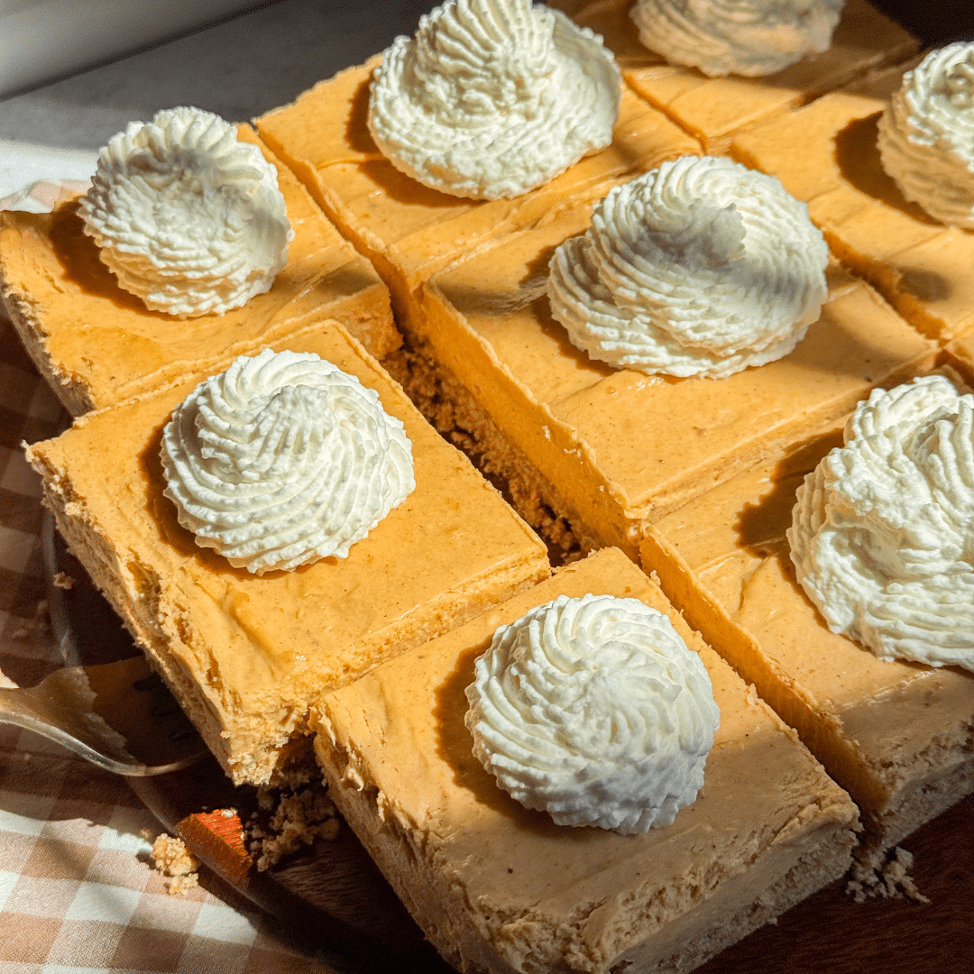 No-Bake-Pumpkin- Cheesecake-Bars